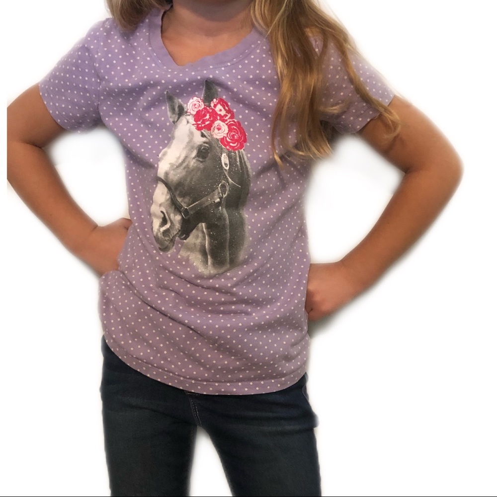 Girls horse shirt